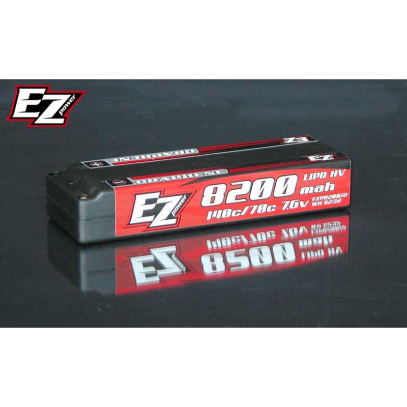 EZP8200/2 EZ Power Batterie 8200 MAH 7,6V 2S 140/70C GRAPHENE