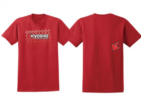 88002L Kyosho T-Shirt Rosso KYOSHO K-FADE 2.0 Taglia (L)