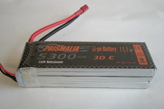 PRS1046 Prismalia Batteria Lipo 11,1 V  30 C  5300 mHa