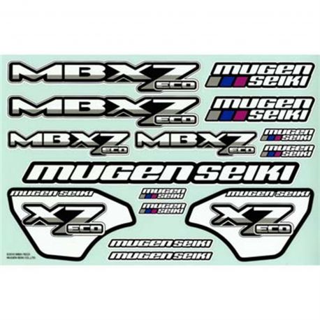 MUGE1047 Mugen Seiki Decals MBX7-ECO