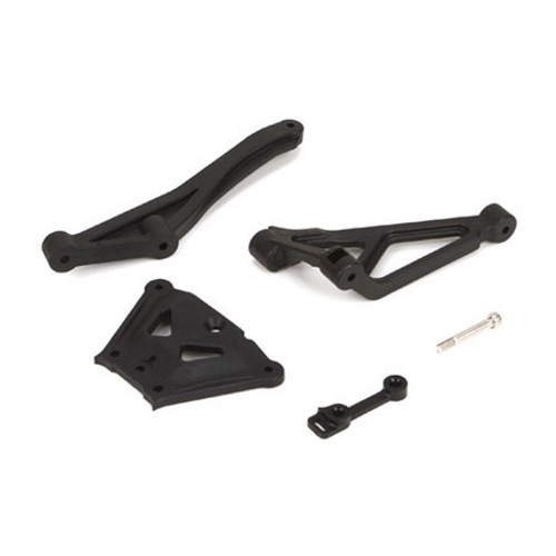 TLR241003 Team Losi Racing Chassis Braces, Top Plate: 8e 3.0