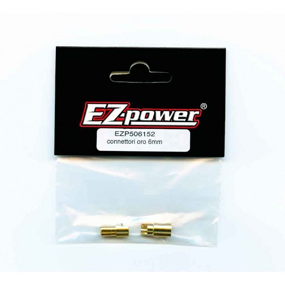 EZP506152 EZ Power Connettori Oro 6mm M+F (2)