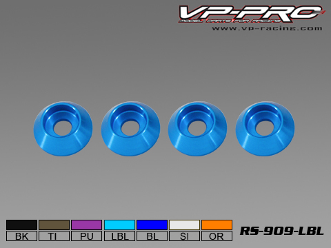 RS909-LB VP-PRO Rondelle x Torri Ammortizzatori Light Blue (8 pz)