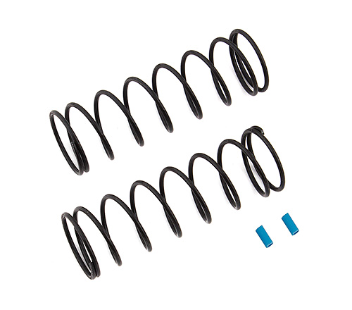 AE81225 Associated Front Springs, V2, blue, 5.5 lb/in, L70, 8.75T, 1.6D RC8B3.1