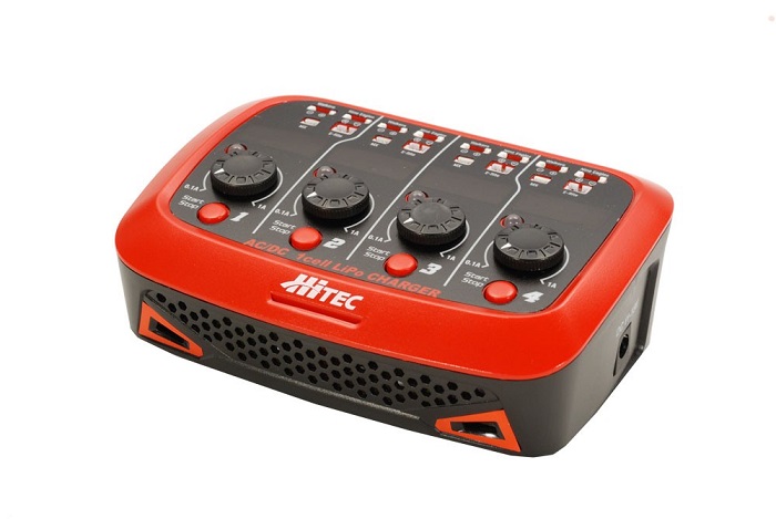 114123 Hitec Caricabatterie Multicharger X4 Micro Hitec