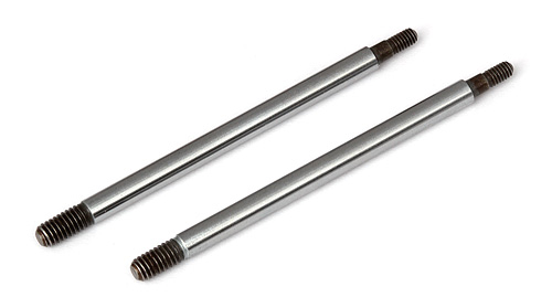 AE81176 Associated RC8T3 FT Chrome Shock Shafts, 3.5x33.5 mm