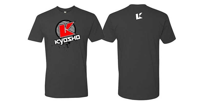 88009L Kyosho T-Shirt KYOSHO K-Circle 2.0 Grigio Taglia L