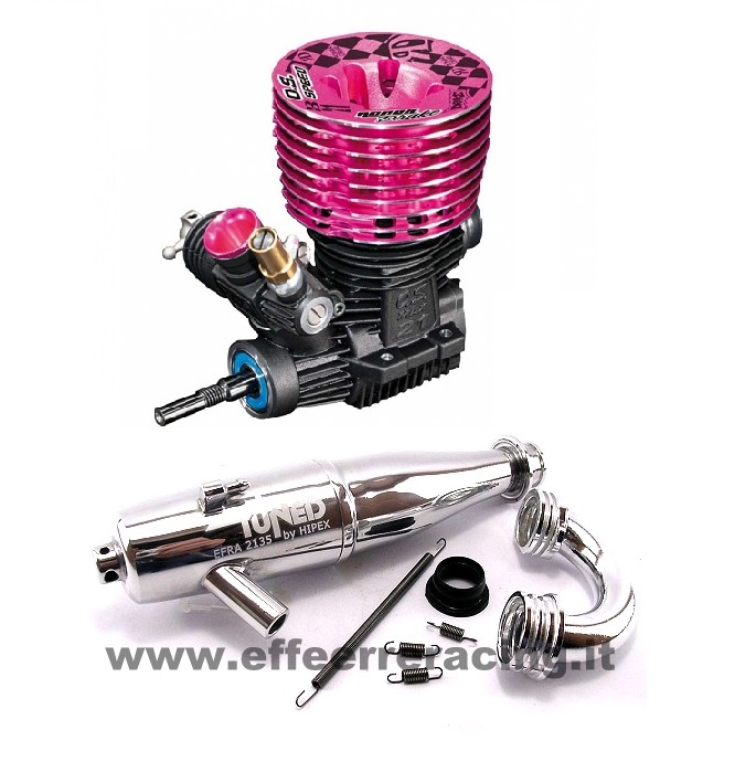 OS1CH02CMB OS Motore OS Speed B21 Ronda Drake Pink Edition Off Road copn Collettore e Marmitta TUNED Efra 2135 by Hipex (S370-M)