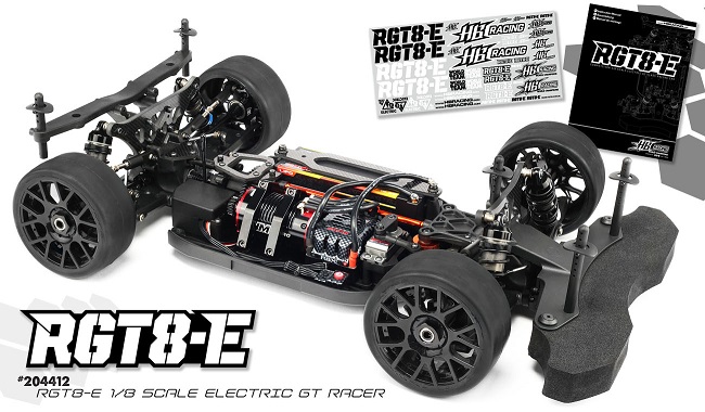 HB204412 HB Racing Kit Autoimodello 1:8 Elettrico GT Hot Bodies RGT8-E (S402-M)