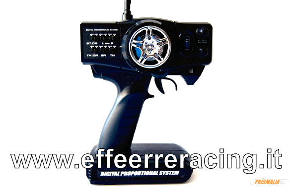 FQ-24G-01 Caster Racing  Radio Volantino 3 Canali con RX 4 Canali 2.4GHZ