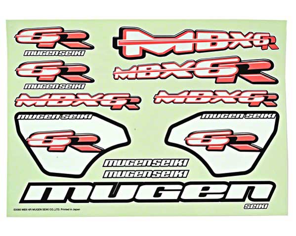 MUGE1034 Mugen Adesivi MBX6R/EU