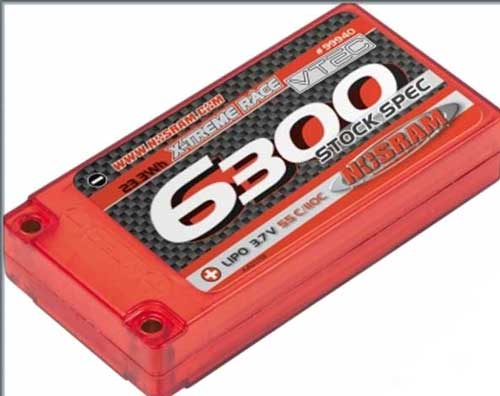 NO99940 Nosram Batteria Lipo 3600mha 1S  HARDCASE 55/110C 3,7V